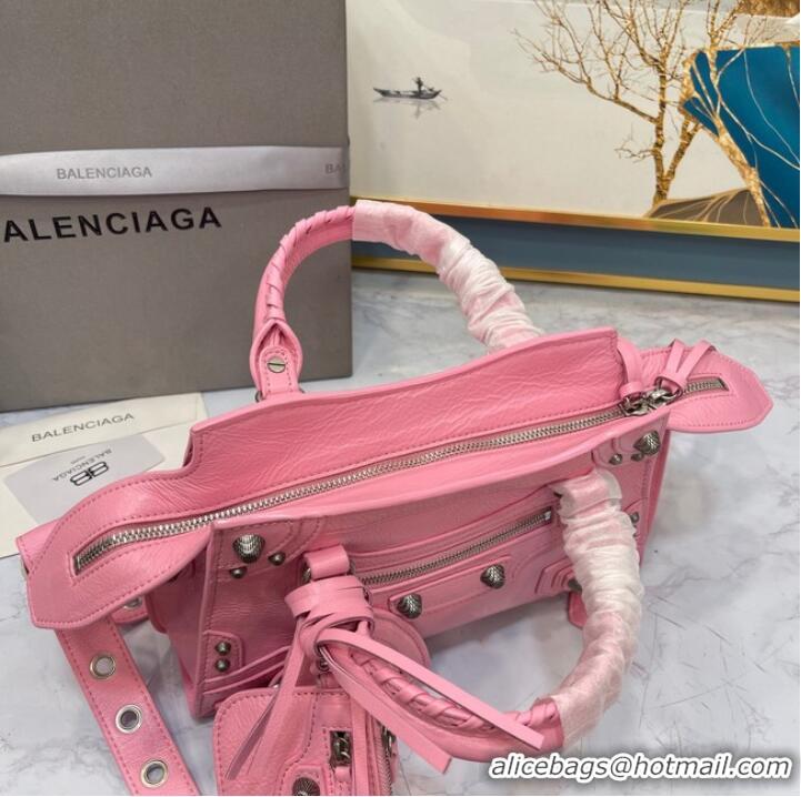 Buy Inexpensive Balenciaga NEO CAGOLE XS HANDBAG 05812 pink