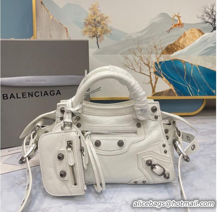 Buy Cheap Balenciaga NEO CAGOLE XS HANDBAG 05812 white