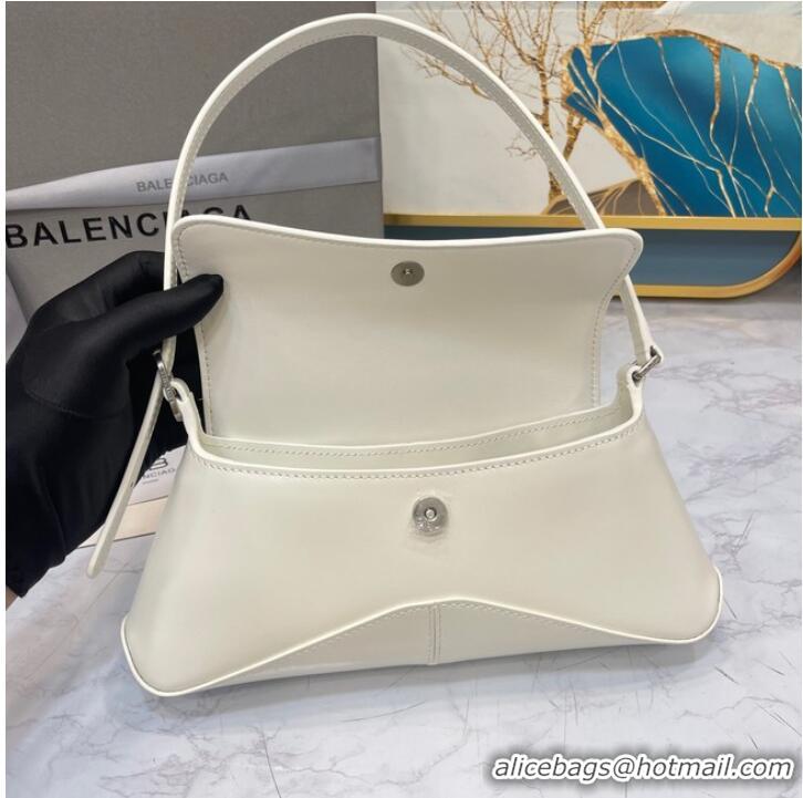 Particularly Recommended Balenciaga HOURGLASS SMALL TOP HANDLE BAG 6008 white