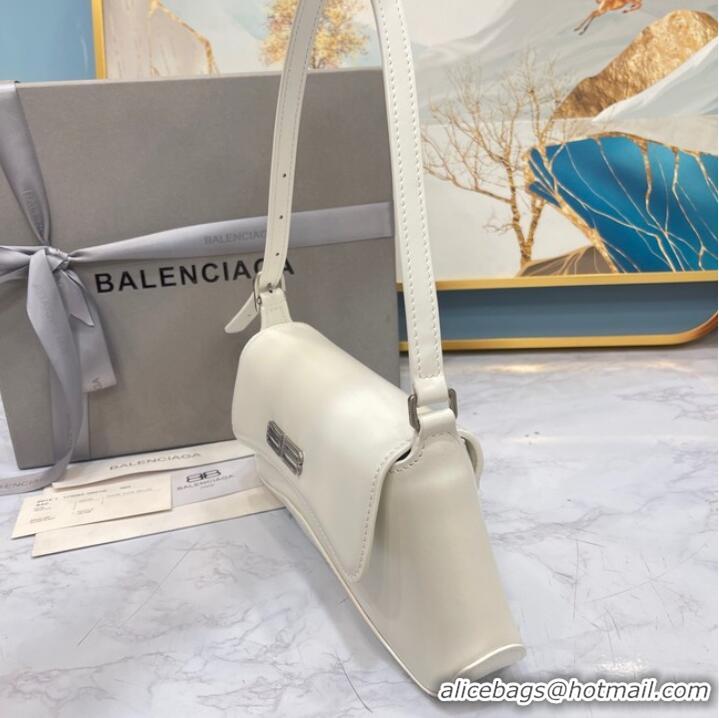 Particularly Recommended Balenciaga HOURGLASS SMALL TOP HANDLE BAG 6008 white