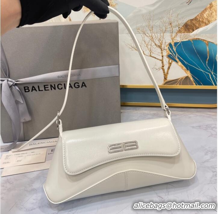 Particularly Recommended Balenciaga HOURGLASS SMALL TOP HANDLE BAG 6008 white