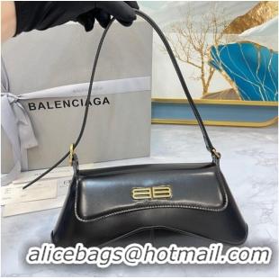 Grade Quality Balenciaga HOURGLASS SMALL TOP HANDLE BAG 6008 black