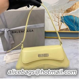 AAAAA Discount Balenciaga HOURGLASS SMALL TOP HANDLE BAG 6008 yellow