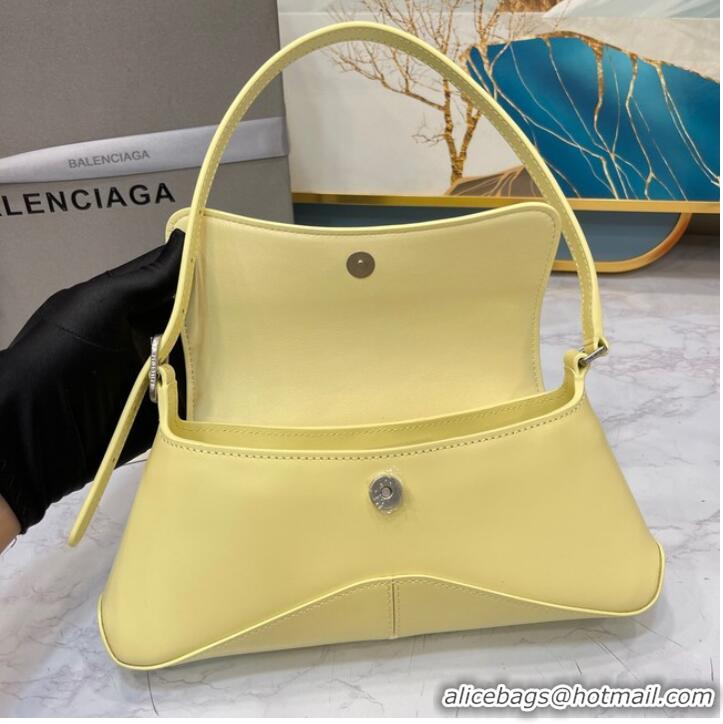 AAAAA Discount Balenciaga HOURGLASS SMALL TOP HANDLE BAG 6008 yellow