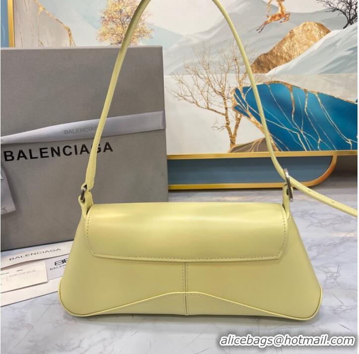 AAAAA Discount Balenciaga HOURGLASS SMALL TOP HANDLE BAG 6008 yellow