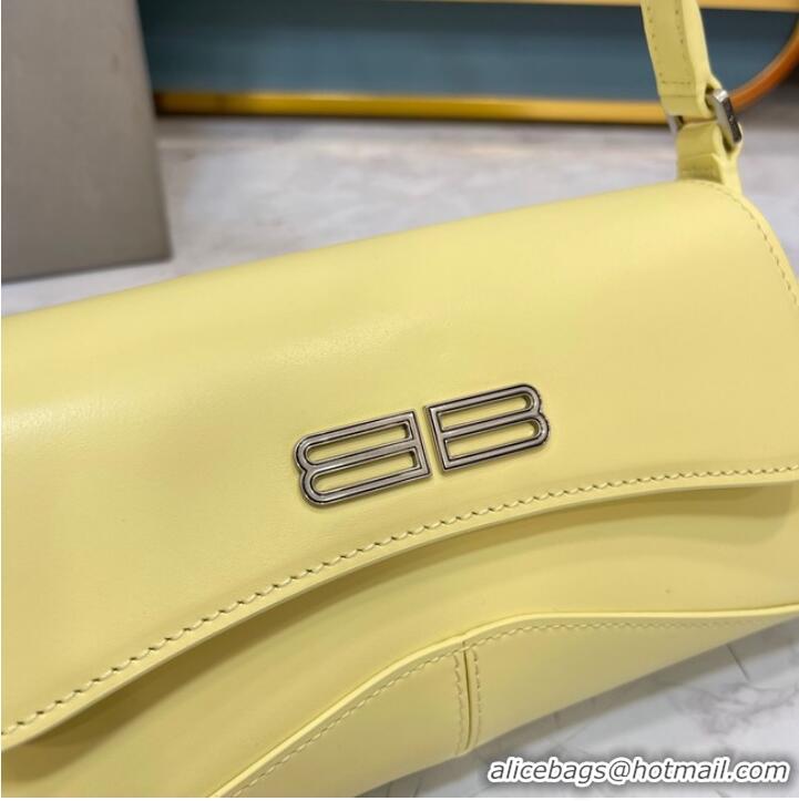 AAAAA Discount Balenciaga HOURGLASS SMALL TOP HANDLE BAG 6008 yellow