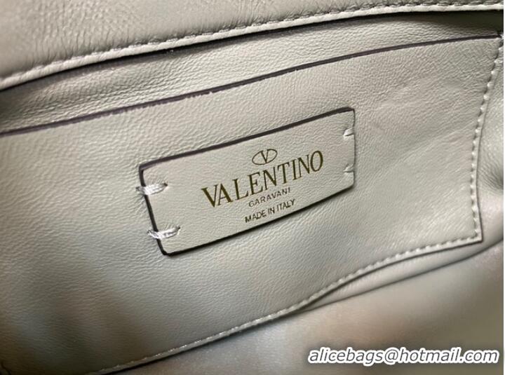 Reasonable Price VALENTINO GARAVANI ROMAN STUD Small sheepskin bag 1W2B0L04 light green