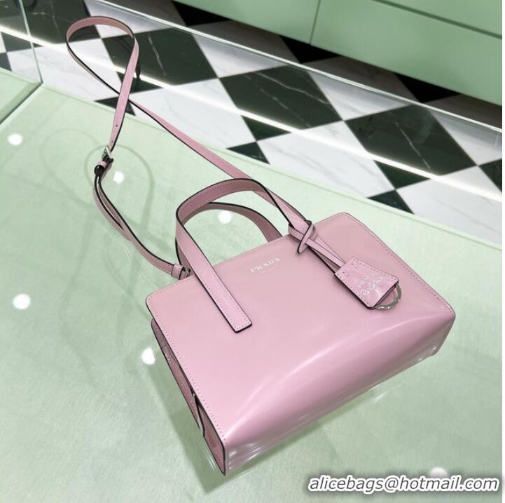 New Style Prada Re-Edition 1995 brushed-leather small shoulder bag 1BA357 pink