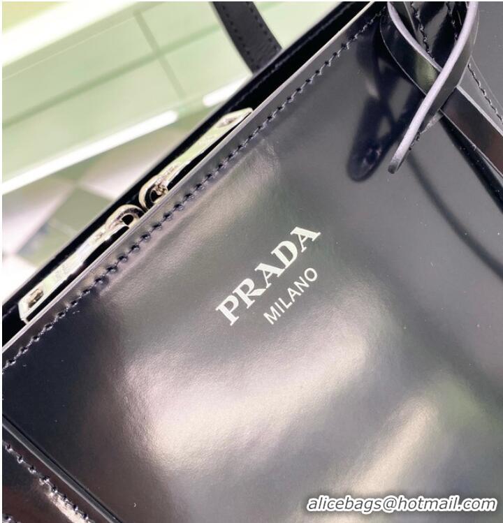 Good Product Prada Re-Edition 1995 brushed-leather small shoulder bag 1BA357 black