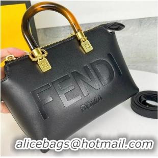 Promotional Fendi By The Way Mini Small leather Boston bag 8BS067A black