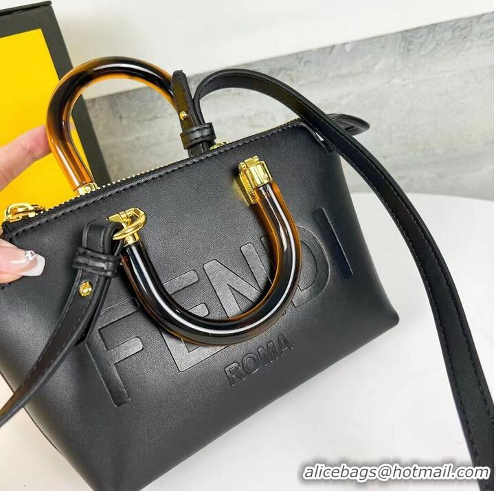 Promotional Fendi By The Way Mini Small leather Boston bag 8BS067A black