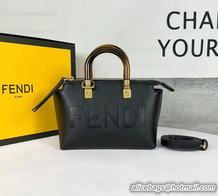 Promotional Fendi By The Way Mini Small leather Boston bag 8BS067A black