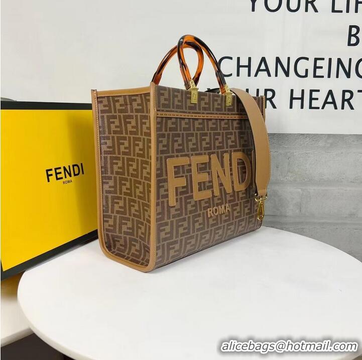 Promotional Fendi Tote Fabric Graffiti Print Shopping Bag F0707-4