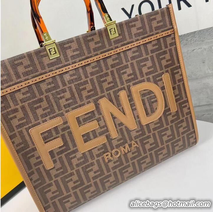 Promotional Fendi Tote Fabric Graffiti Print Shopping Bag F0707-4