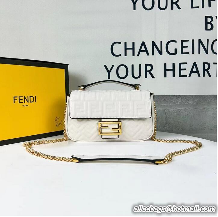 Grade Quality Fendi Baguette Beige nappa leather bag F0881 Beige