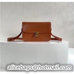 Best Product Celine TEEN TRIOMPHE BAG CALFSKIN MINERAL C8006 Brown