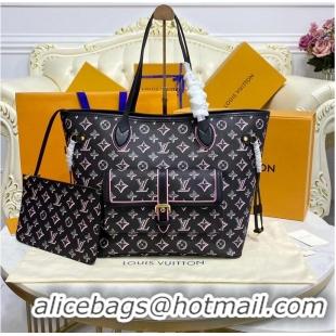 Top Quality Louis Vuitton NEVERFULL MM M46137 Black