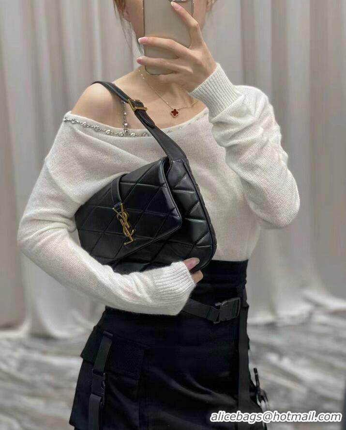 Top Quality SAINT LAURENT LE 57 HOBO BAG IN QUILTED LAMBSKIN 698567 black