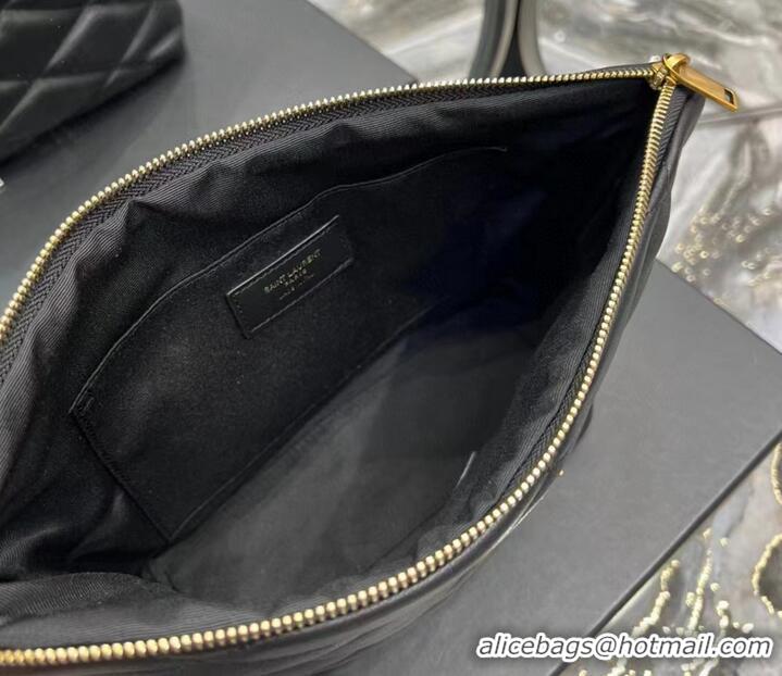 Inexpensive SAINT LAURENT SADE POUCH IN QUILTED LAMBSKIN 6967791 black