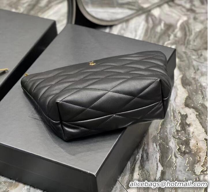 Inexpensive SAINT LAURENT SADE POUCH IN QUILTED LAMBSKIN 6967791 black