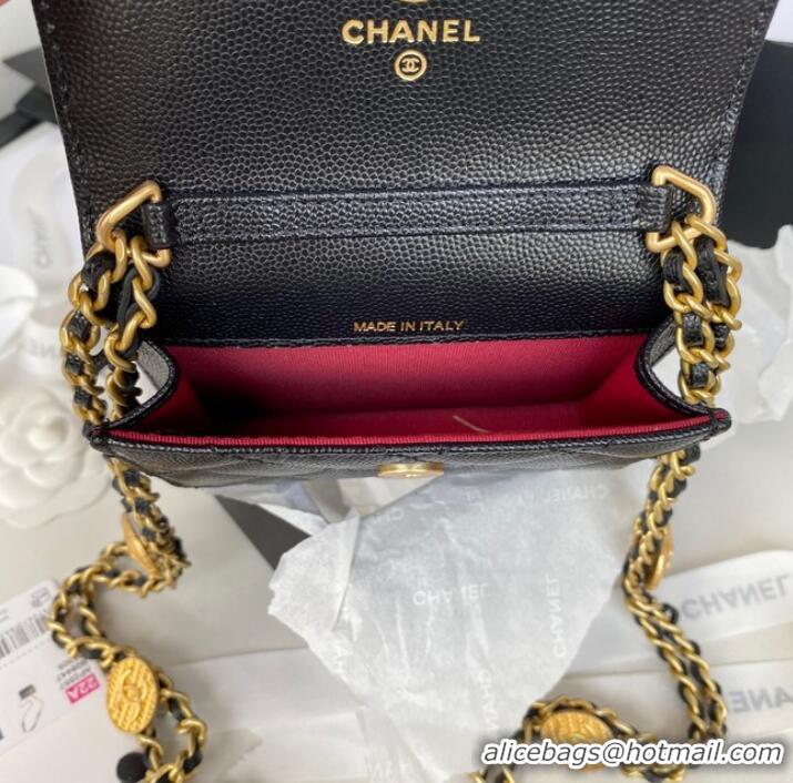 Top Quality CHANEL CLUTCH WITH CHAIN AP2857 black