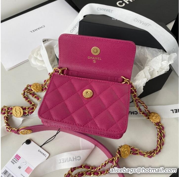 Trendy Design CHANEL CLUTCH WITH CHAIN AP2857 Plum