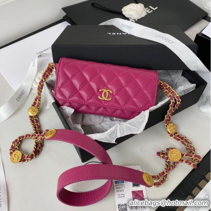 Traditional Specials CHANEL CLUTCH WITH CHAIN AP2860 Plum