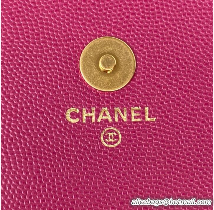 Traditional Specials CHANEL CLUTCH WITH CHAIN AP2860 Plum