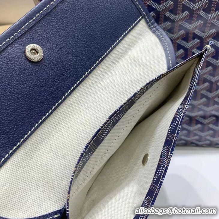 Most Popular Goyard Boheme Hobo Bag G4591 Navy Blue