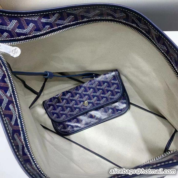 Most Popular Goyard Boheme Hobo Bag G4591 Navy Blue