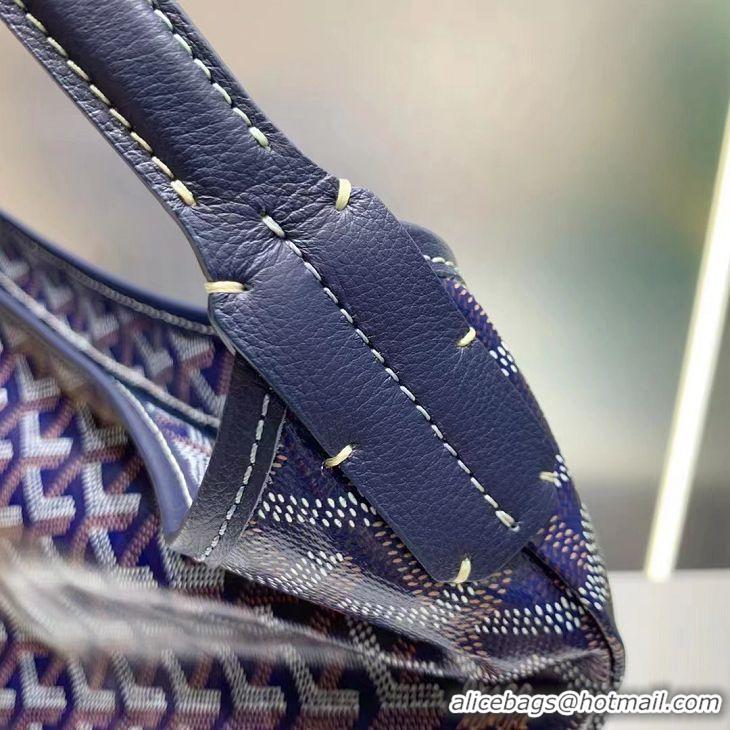 Most Popular Goyard Boheme Hobo Bag G4591 Navy Blue