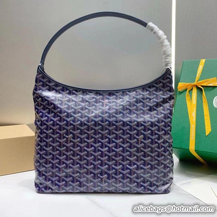 Most Popular Goyard Boheme Hobo Bag G4591 Navy Blue