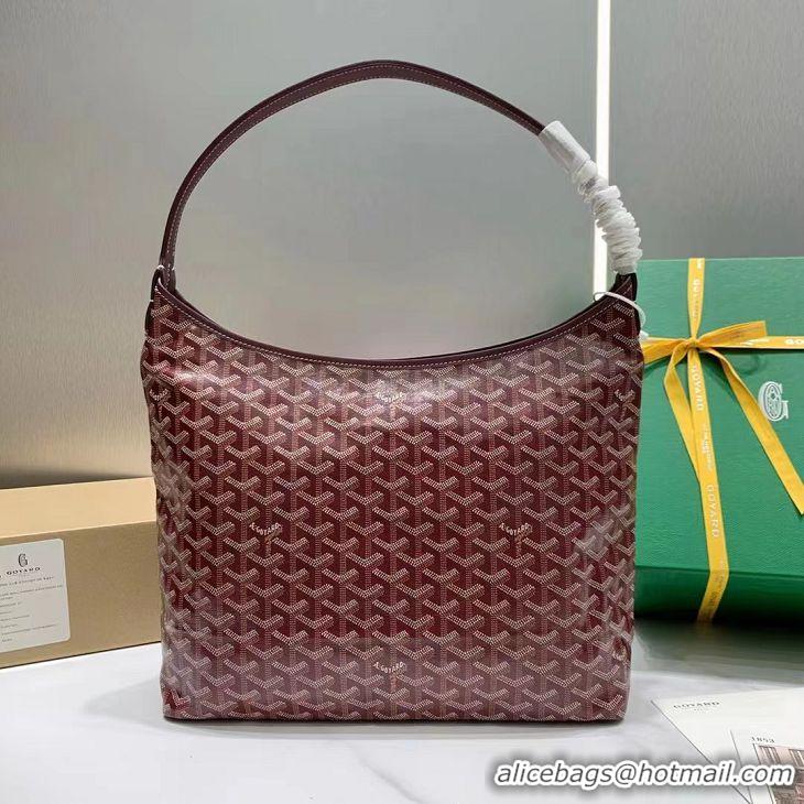 Most Popular Goyard Boheme Hobo Bag G4591 Burgundy