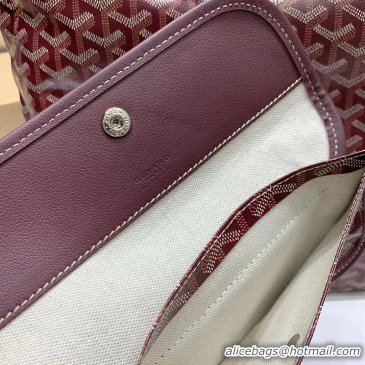 Most Popular Goyard Boheme Hobo Bag G4591 Burgundy