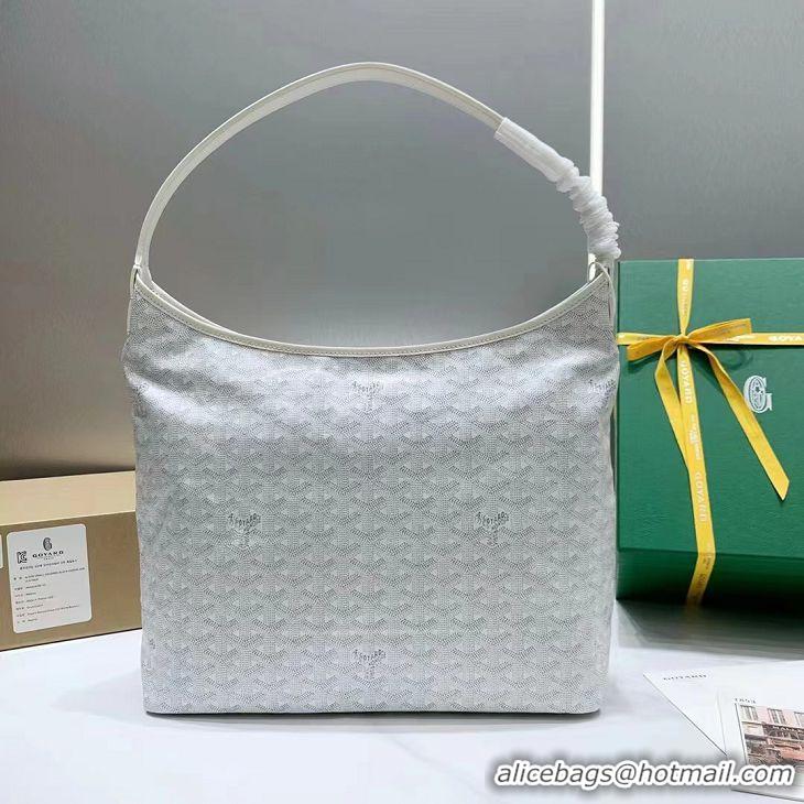 Fashion Promotional Goyard Boheme Hobo Bag G4591 White