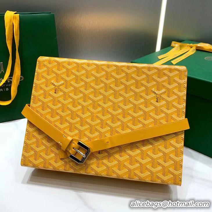 Grade Quality Goyard 8 Watch Case 0823 Yellow