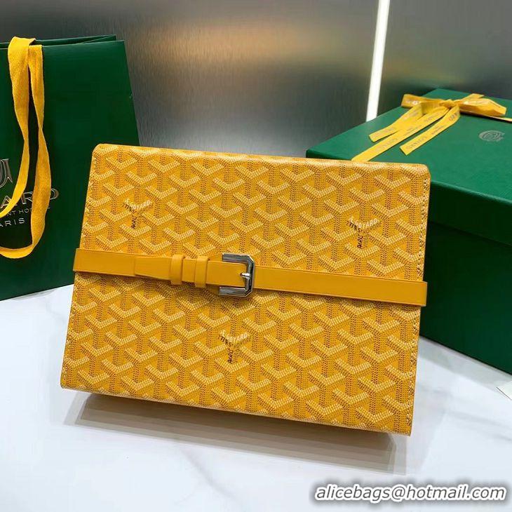 Grade Quality Goyard 8 Watch Case 0823 Yellow