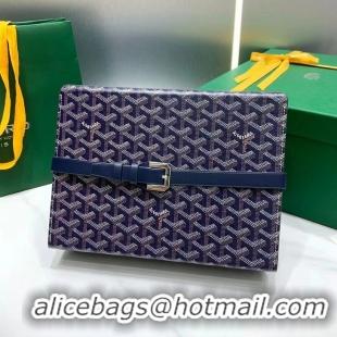 Top Quality Goyard 8 Watch Case 0823 Navy Blue 