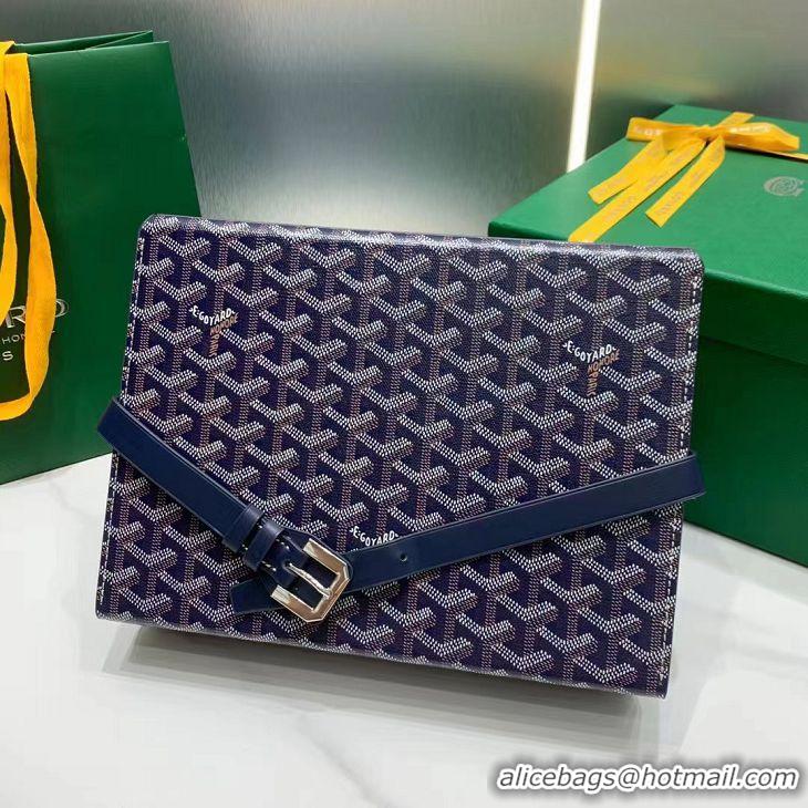 Top Quality Goyard 8 Watch Case 0823 Navy Blue 