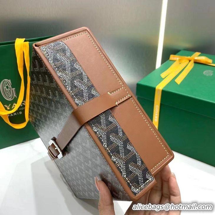 Affordable Price Goyard 8 Watch Case 0823 Black And Tan