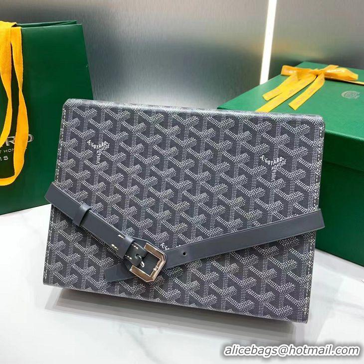 Top Grade Goyard 8 Watch Case 0823 Dark Grey