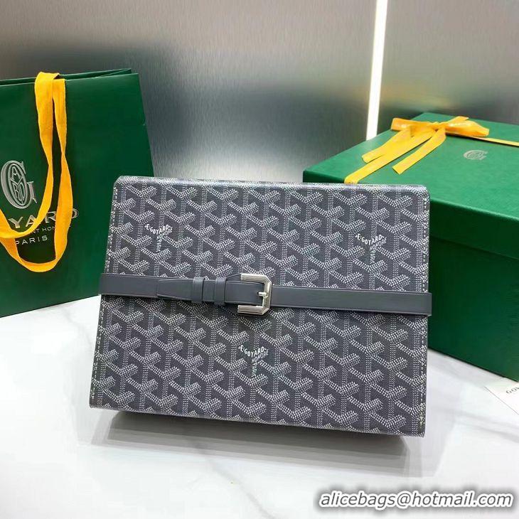 Top Grade Goyard 8 Watch Case 0823 Dark Grey