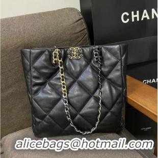 Super Quality CHANEL 19 SHOPPING BAG AS3519 Black