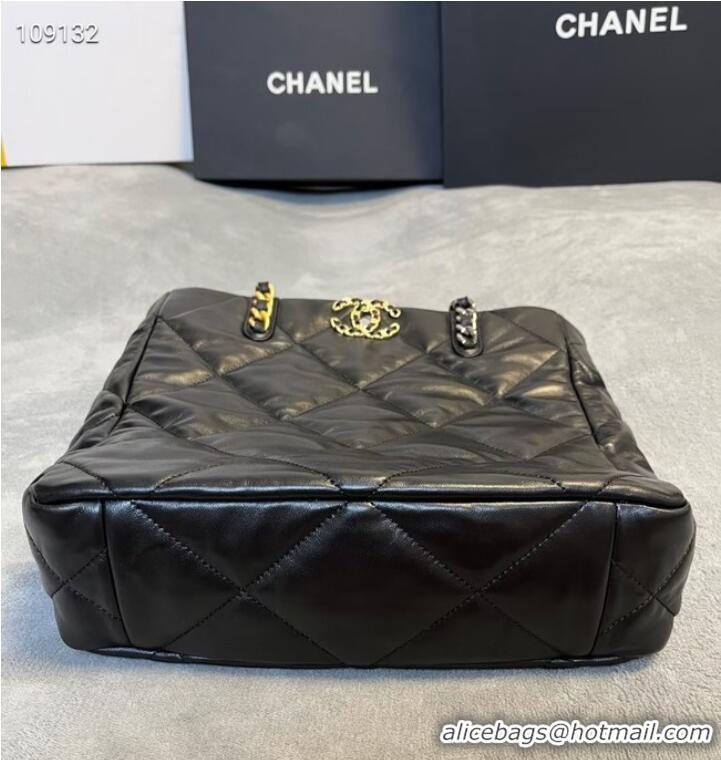 Super Quality CHANEL 19 SHOPPING BAG AS3519 Black