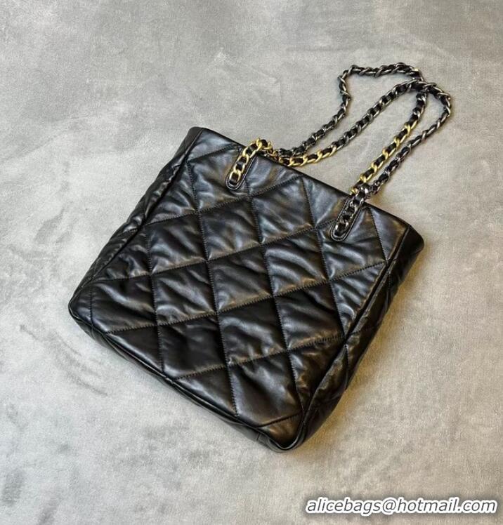 Super Quality CHANEL 19 SHOPPING BAG AS3519 Black