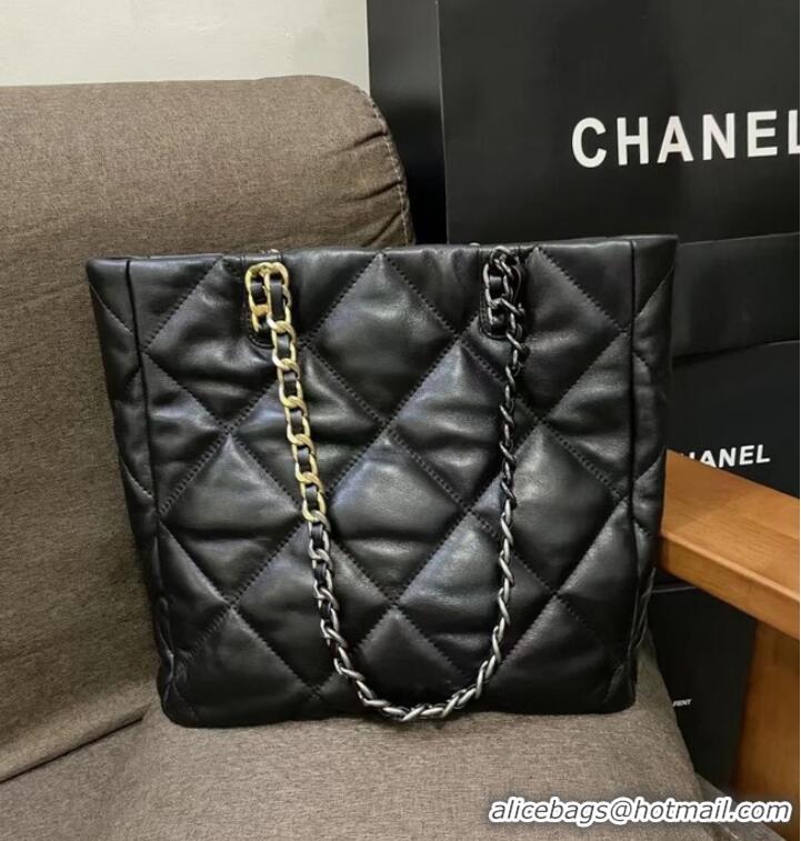 Super Quality CHANEL 19 SHOPPING BAG AS3519 Black