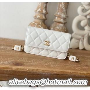 Fashion Luxury Chanel CLUTCH WITH CHAIN AP2929 white