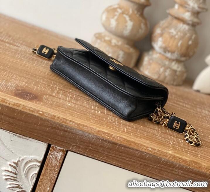 Famous Brand Chanel CLUTCH WITH CHAIN AP2929 black