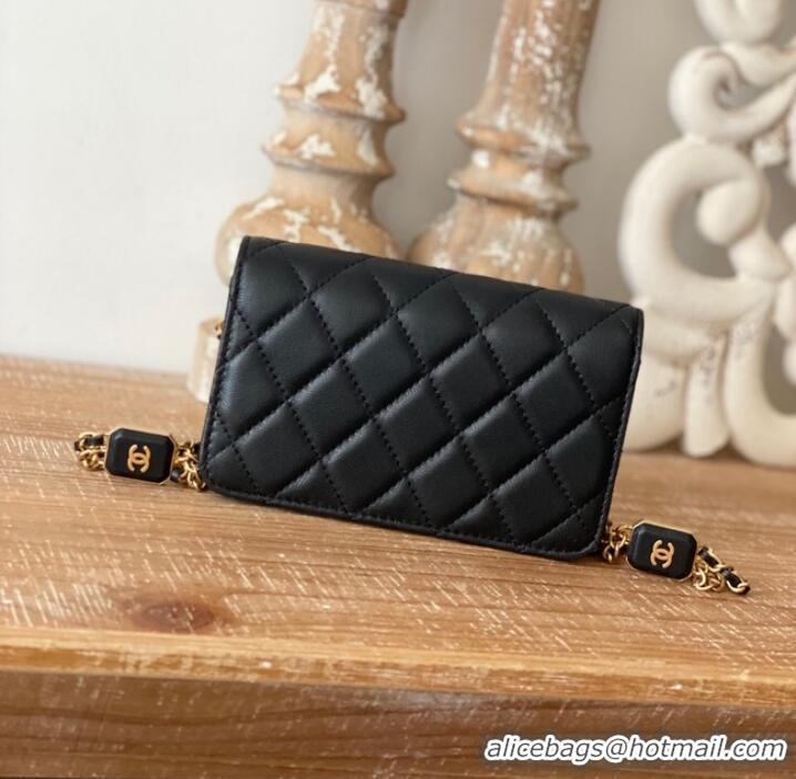 Famous Brand Chanel CLUTCH WITH CHAIN AP2929 black