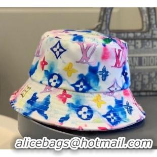 Best Price Louis Vuitton Monogram Watercolor Bucket Hat LV1740 Multicolor 2021